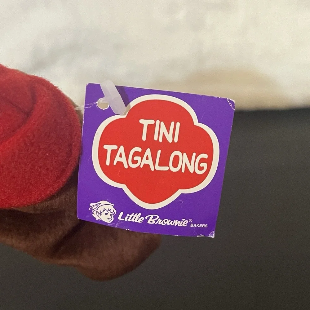 Girl Scout Cookie TINI TAGALONG Plush Beanie Little Brownie Bakers 2001 w/ Tag